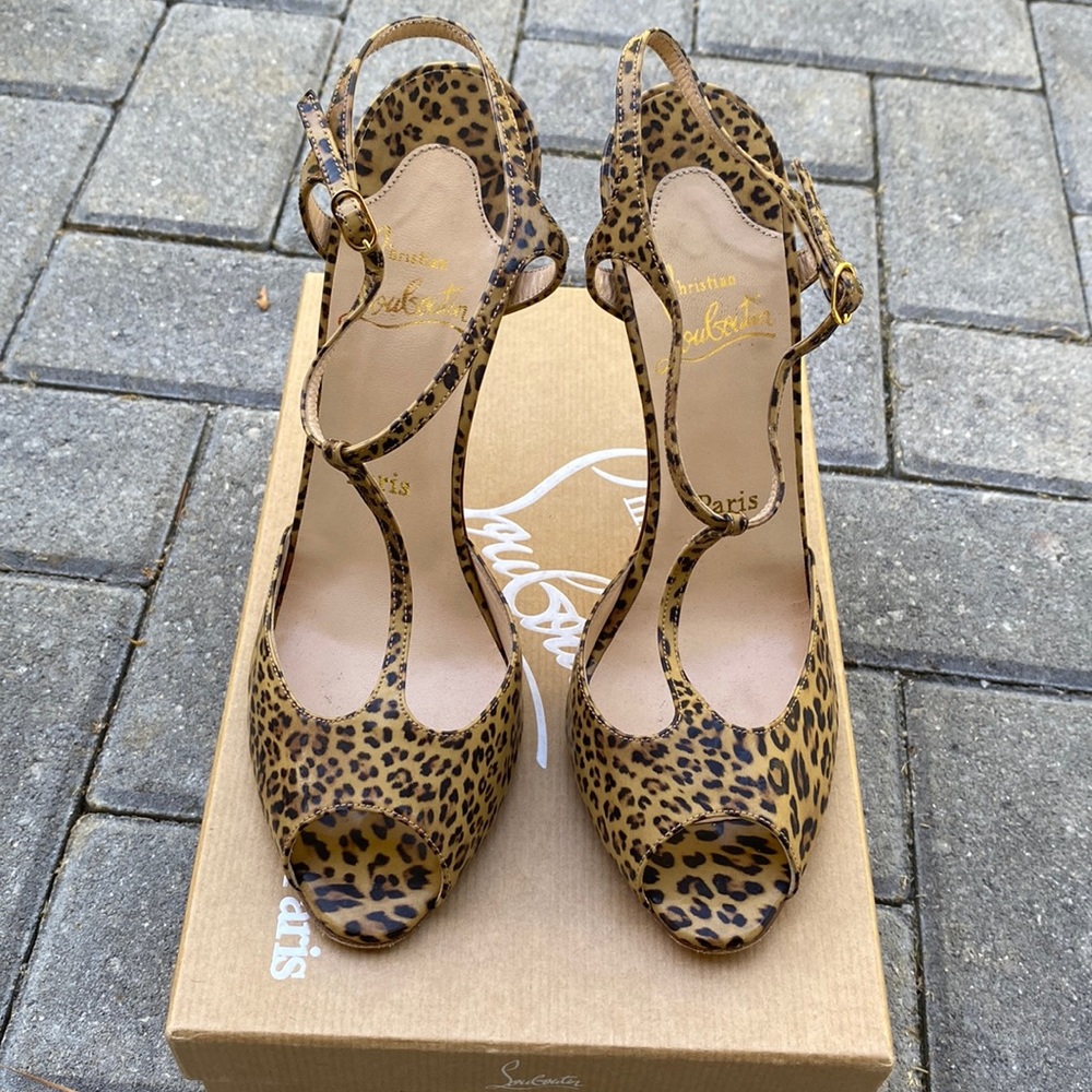 Cheetah Peep-toe Louboutin